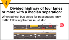 passing stopped school bus