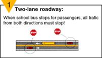 passing stopped school bus