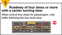 passing stopped school bus